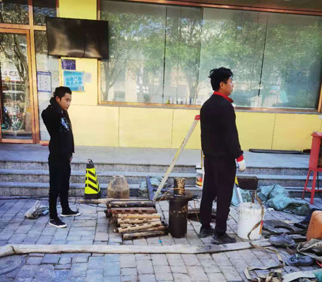 涞源马路顶管施工